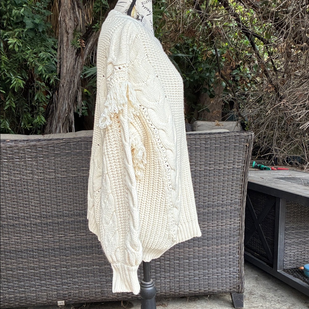 NWT Spell Nomadic Knit Jumper in Cloud size large - Picture 7 of 11